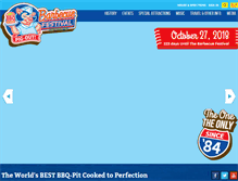 Tablet Screenshot of barbecuefestival.com